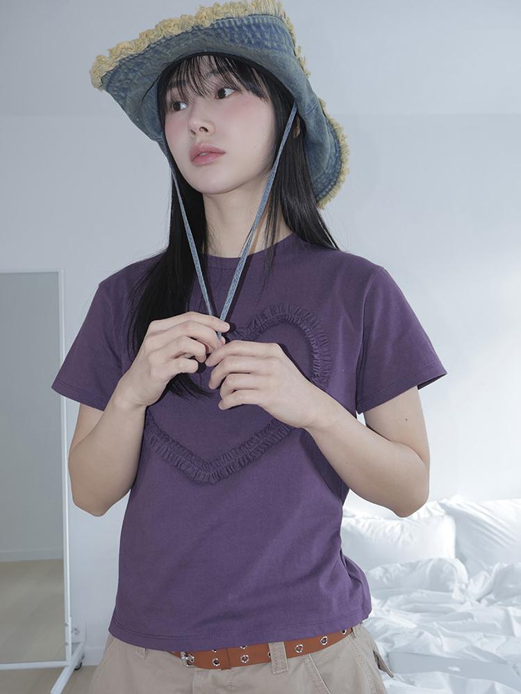 르앤드 하트 프릴 T