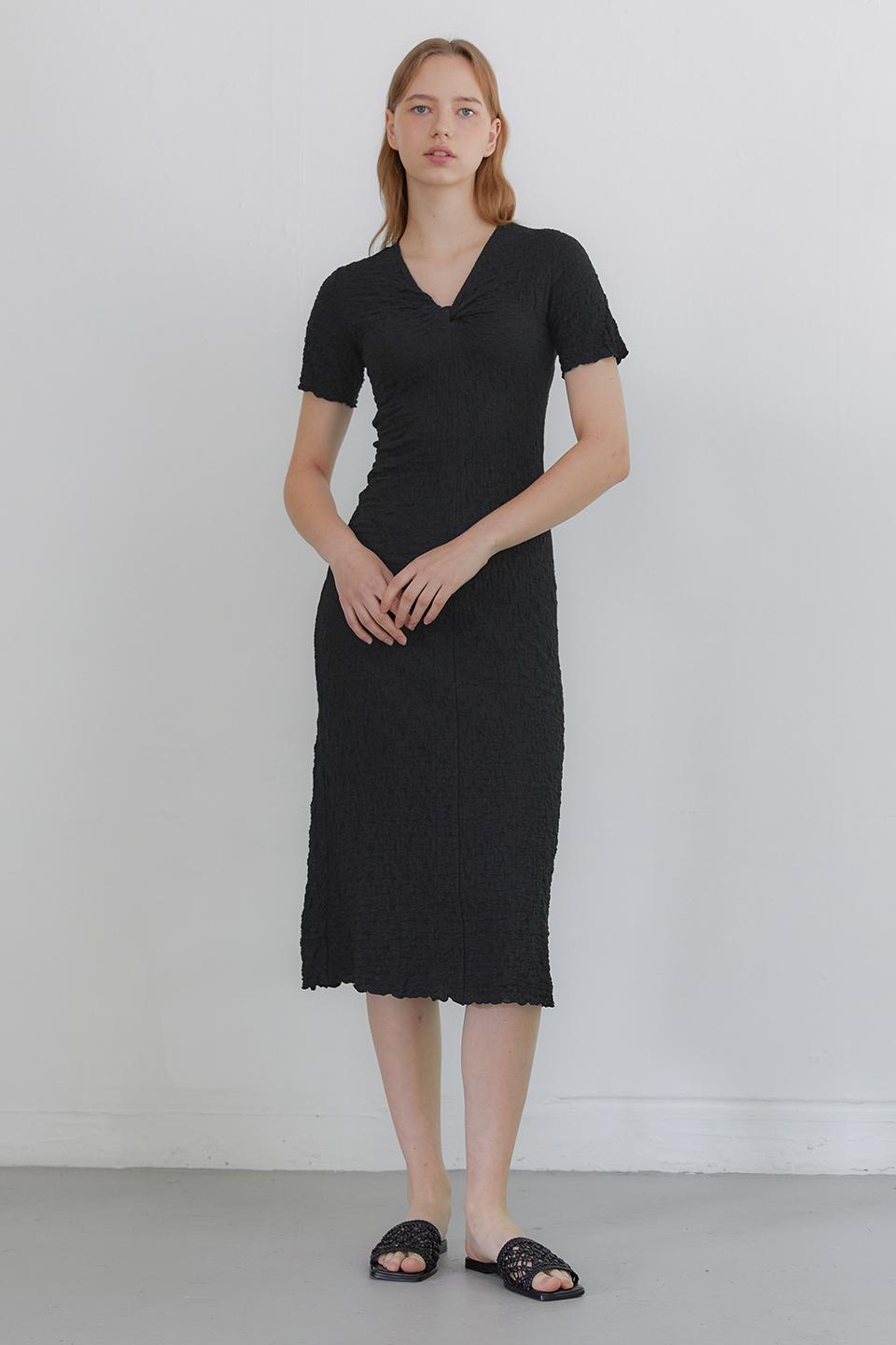 Wrinkle Twist Dress