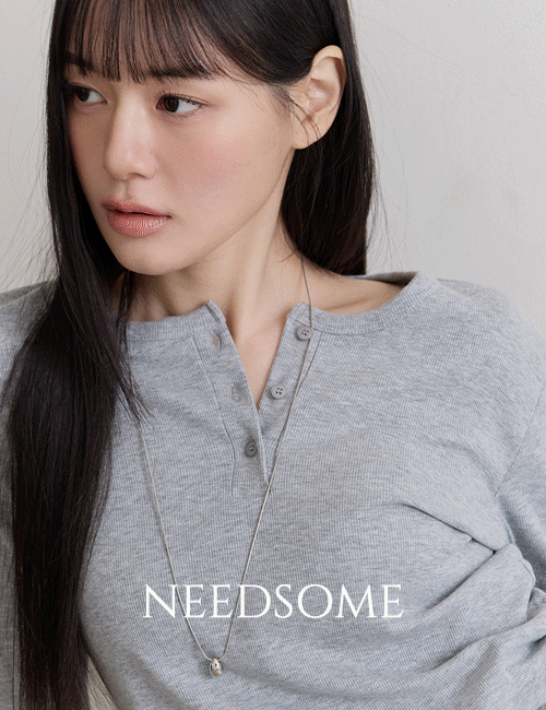 니썸 [누적3만장][반팔ver추가✨헨리넥🤍스트라이프,솔리드/레이어드/레이어드티/이너티/기본티/이너/티셔츠/상의/긴팔/긴팔티셔츠][made]온니헨리넥티셔츠 - 4color