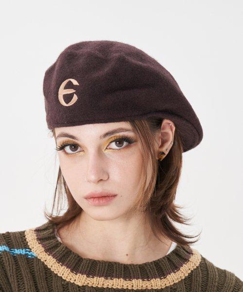 Wool Beret_Chocolate