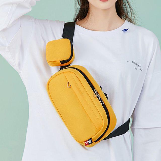 커플 남여공용 슬링백 토트 힙색 6컬러