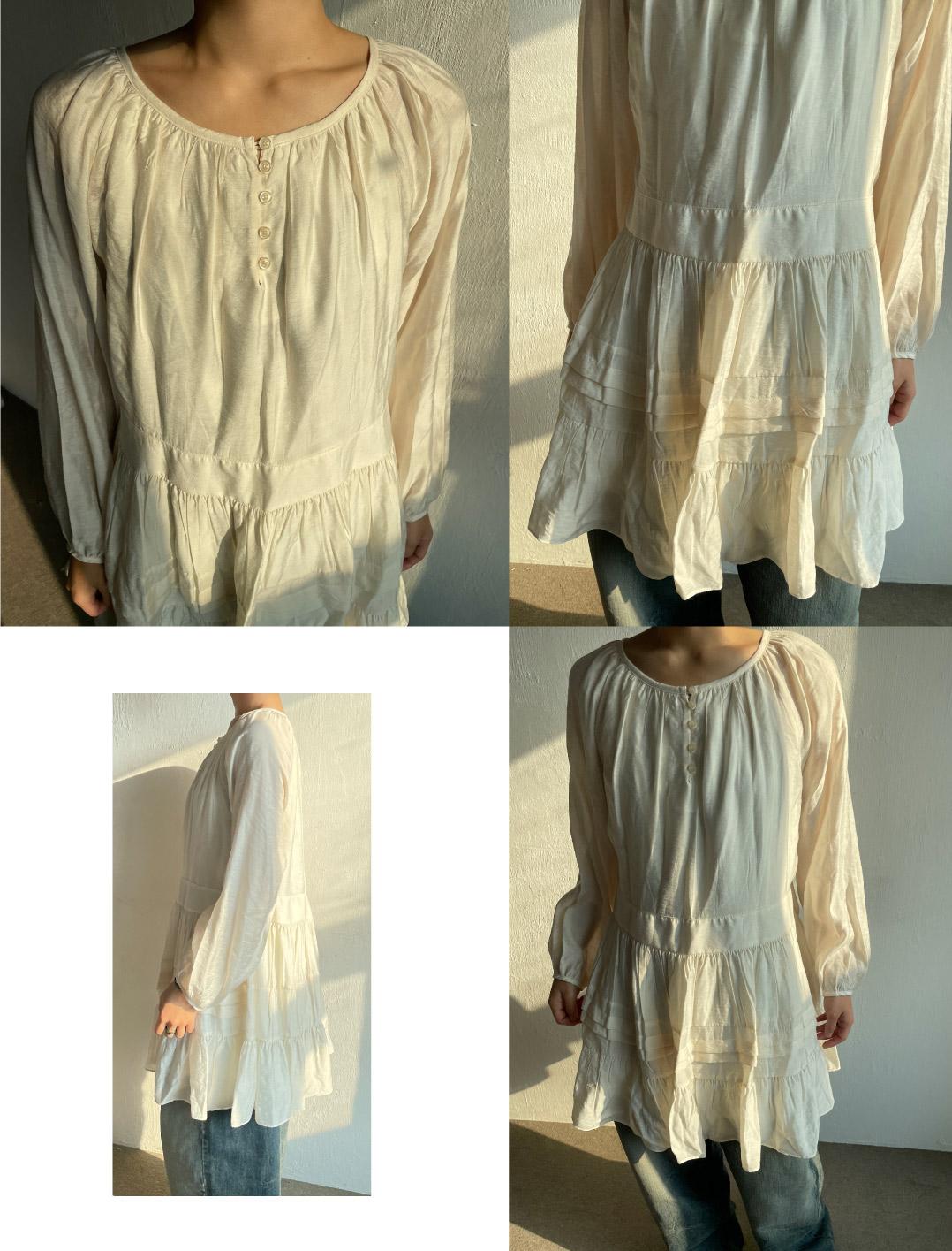 clean pintuck mini dress