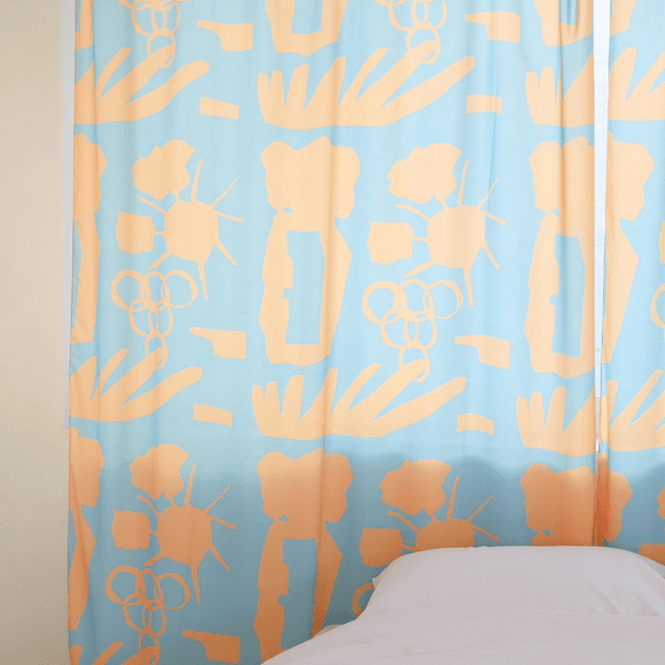 [감정의 풍경] 패턴 쉬폰 커튼