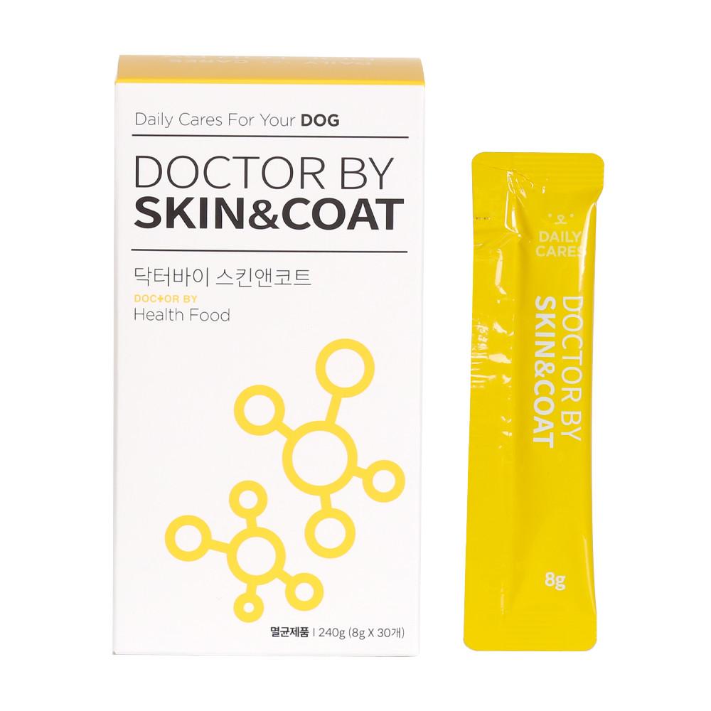 닥터바이 스킨앤코트 강아지 피부 영양제 피부병 아토피 건조 습진 피부염 보조제