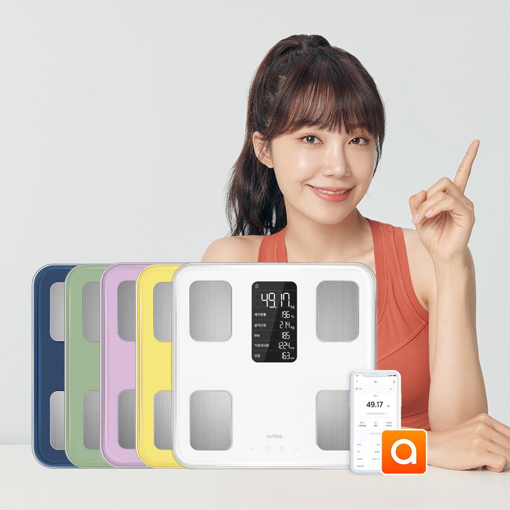 앳플리 TX 정확한 몸무게 저울 더블스마트인 바디체중계 가정용 전자 기계