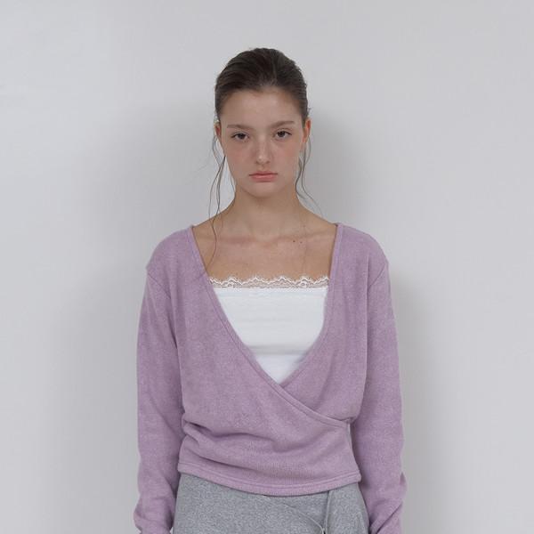SOFT WRAP KNIT T (VIOLET)
