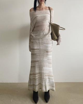 furburn knit set (2color)