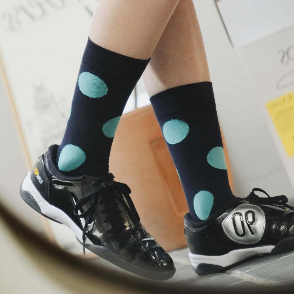 [3PACK] 1507 유니섹스 빅 도트 베이직 삭스 - 컬러선택형