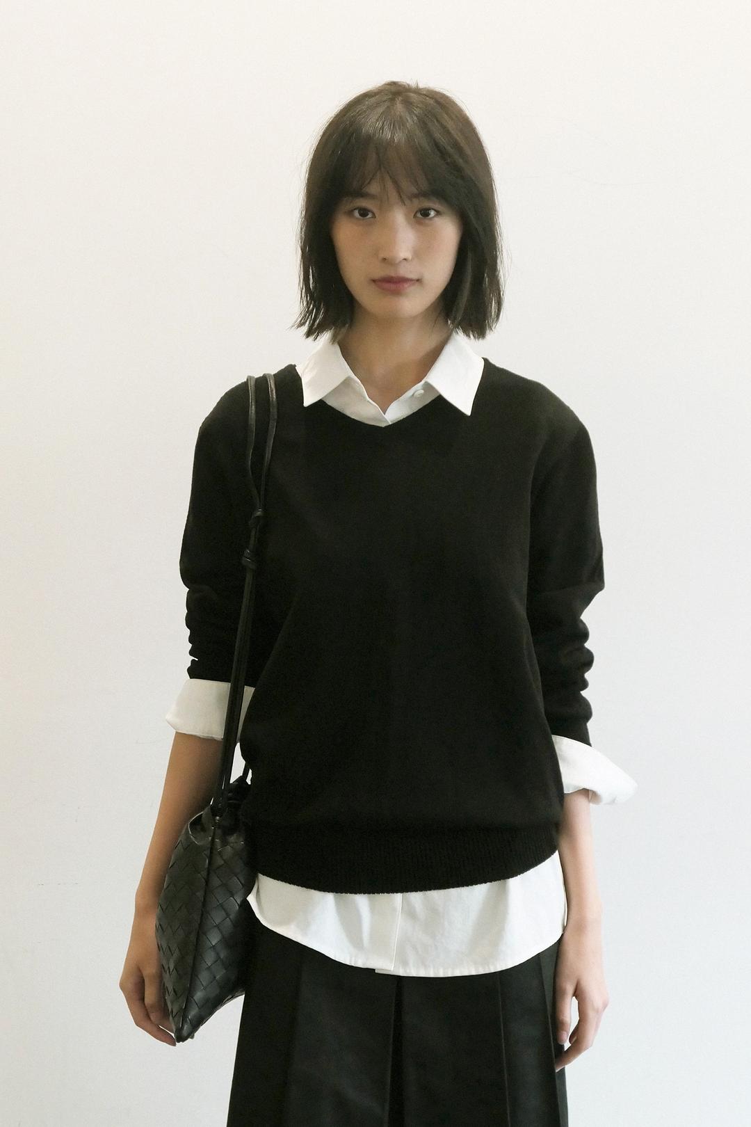 [2nd-order] Emillie scarf knit (Black)