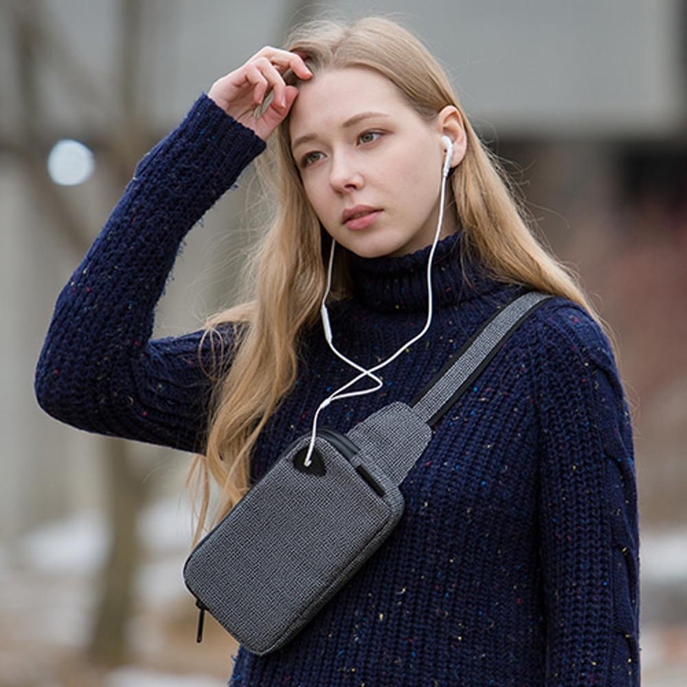 여행용 소매치기 방지 가방 도난방지 힙색 미토도 TSL 201