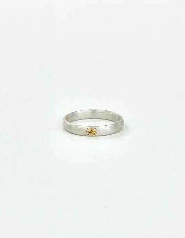 mini gold star ring(3mm)