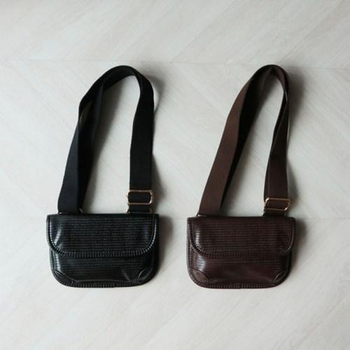 사각 미니 크로스힙색 (2color)