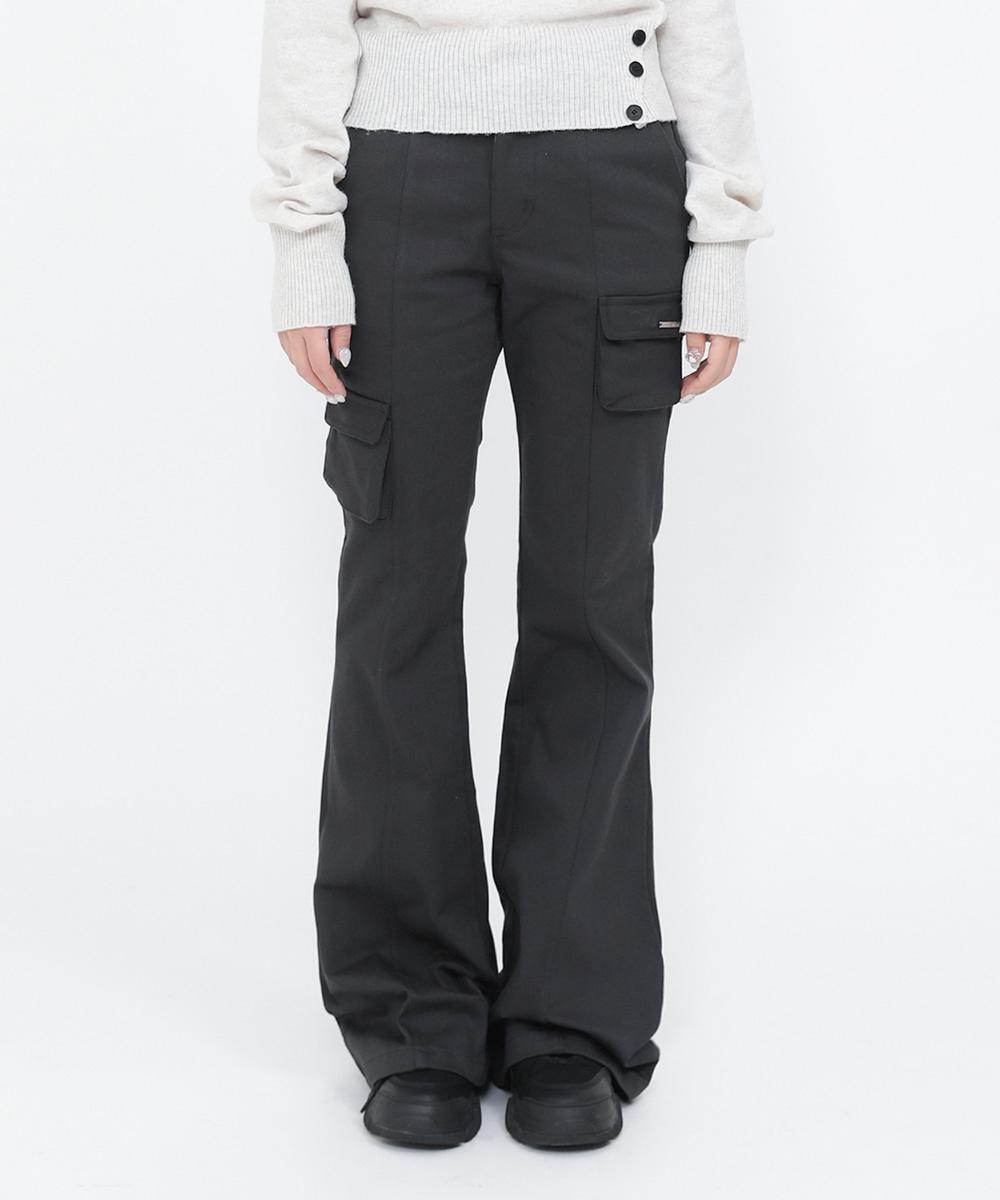 [3/13 release] Line pocket cargo pants CHARCOAL