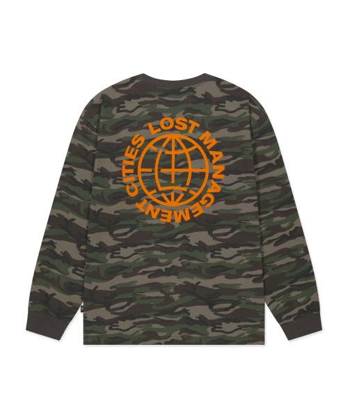 OG COMBO LONG SLV TEE camo