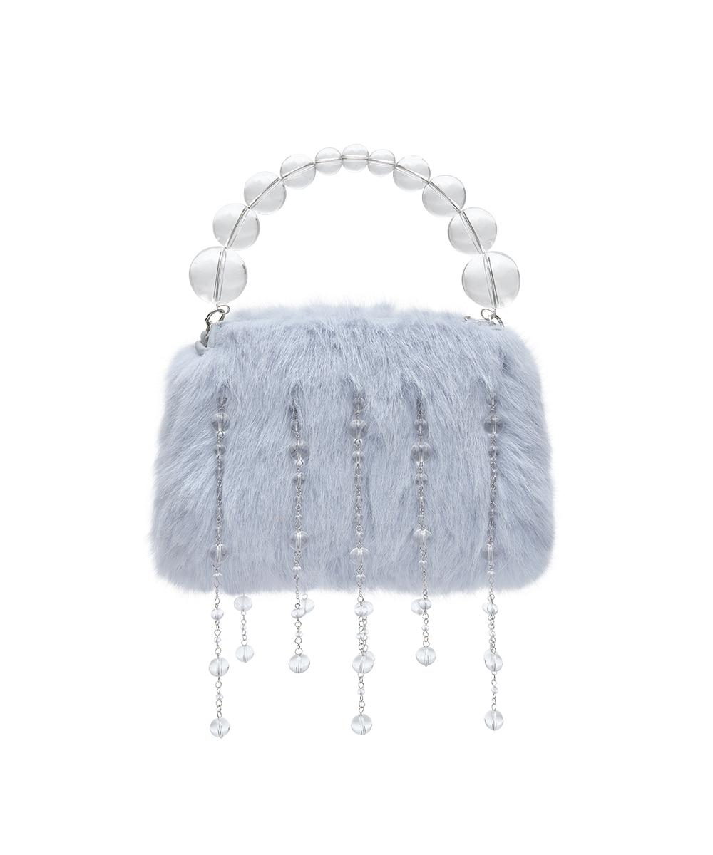 [X SUSAN FANG] FURRY BUBBLE RAIN BAG - SKY BLUE