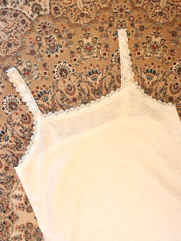 Lace square sleeveless