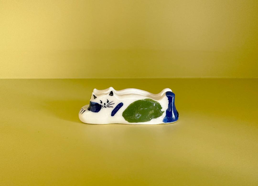 cat ceramic holder_no.1