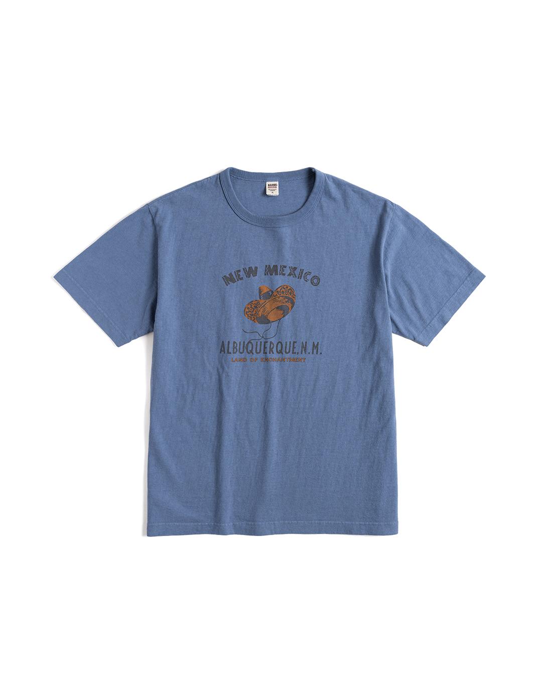 "NEW MEXICO\" TSURI-AMI CREW TEE (blue)