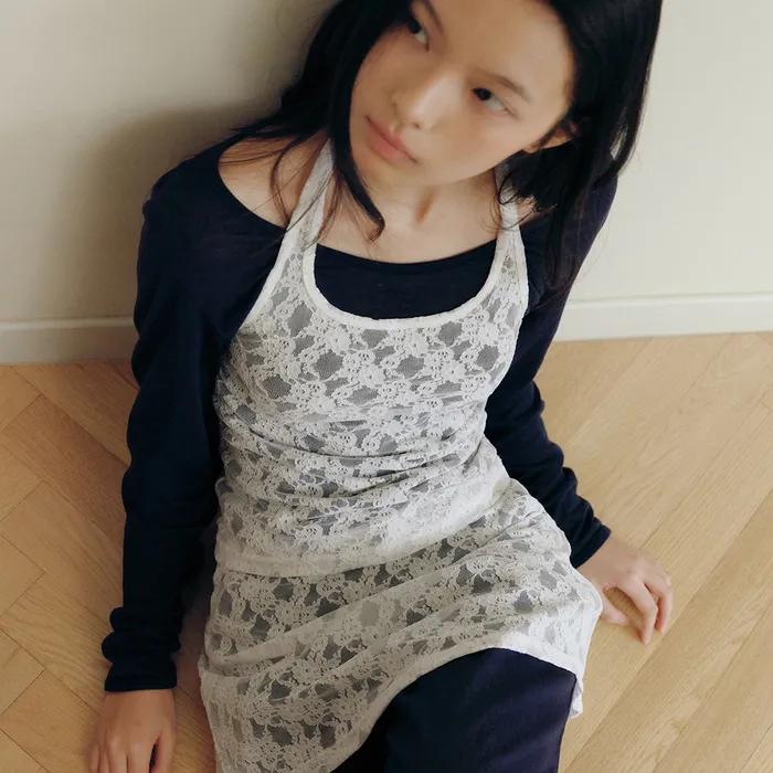 [2nd] LACE HALTER NECK (2size)