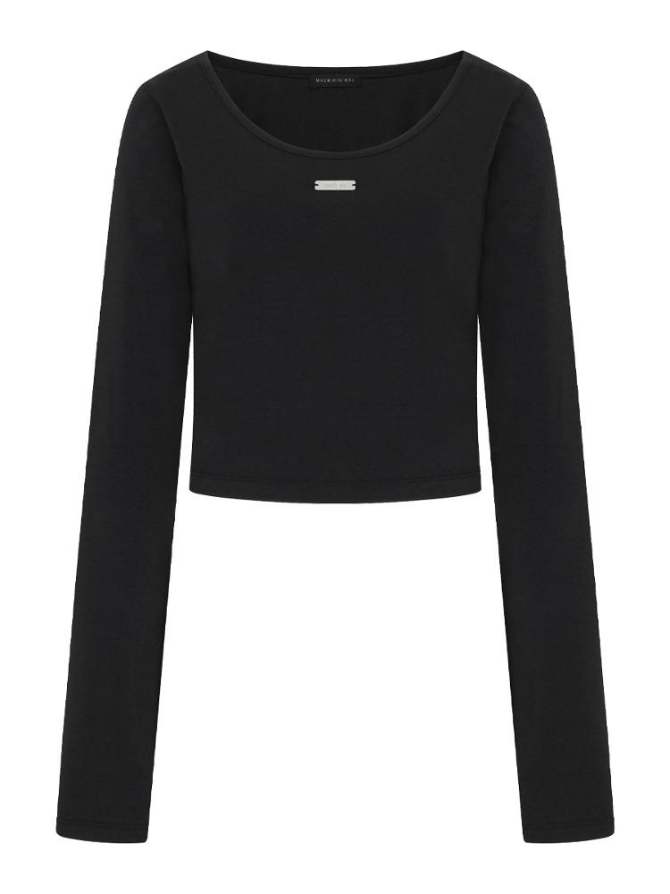 [mnem] classic logo top (black)