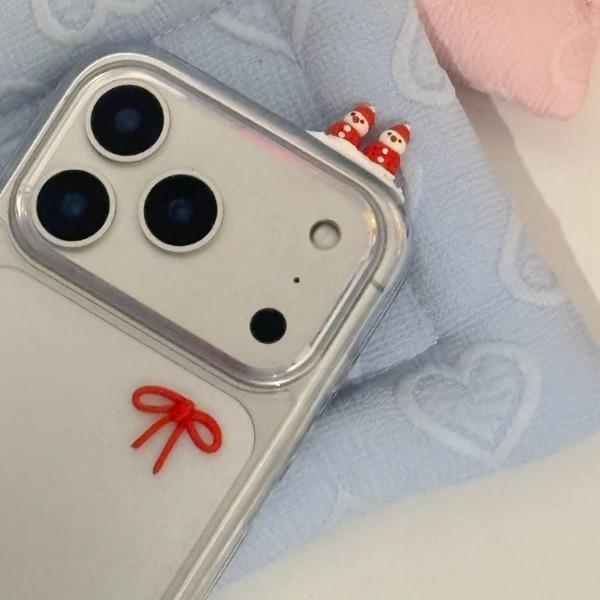 트윈 딸기 눈사람 케이스