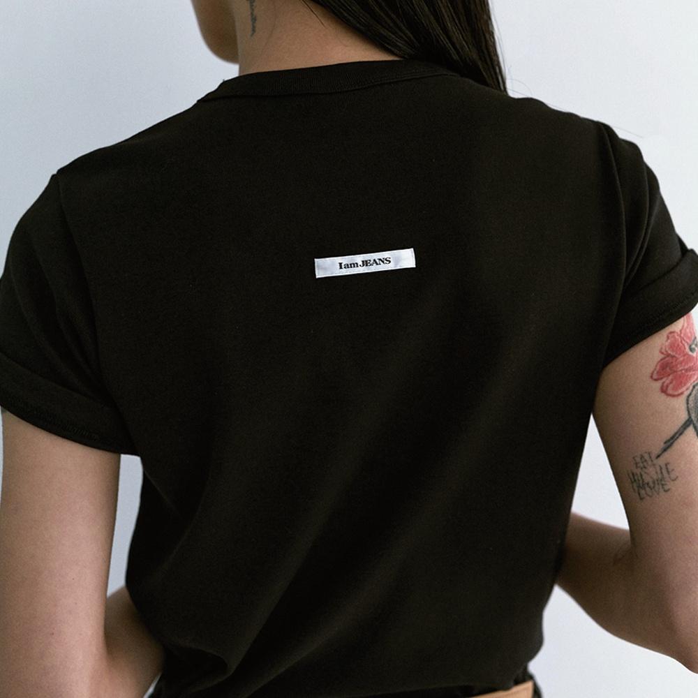 Crew Neck Cotton Tee (5colors)