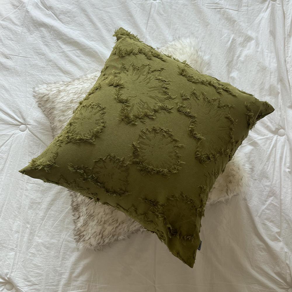 Square Moss Jacquard 쿠션커버
