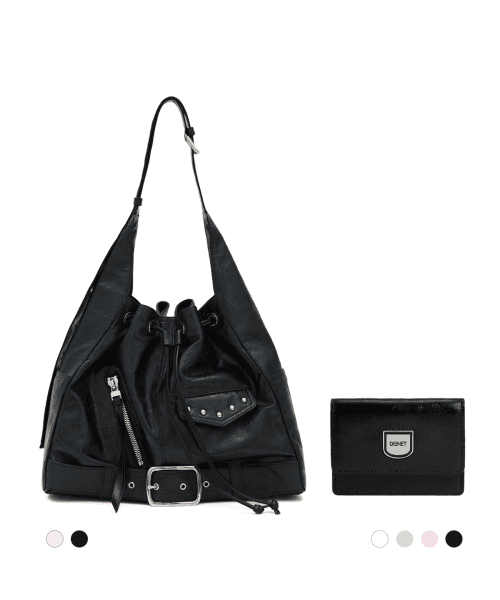 [SET] 스터드 벨티드 버킷백 + 시그니처 월렛