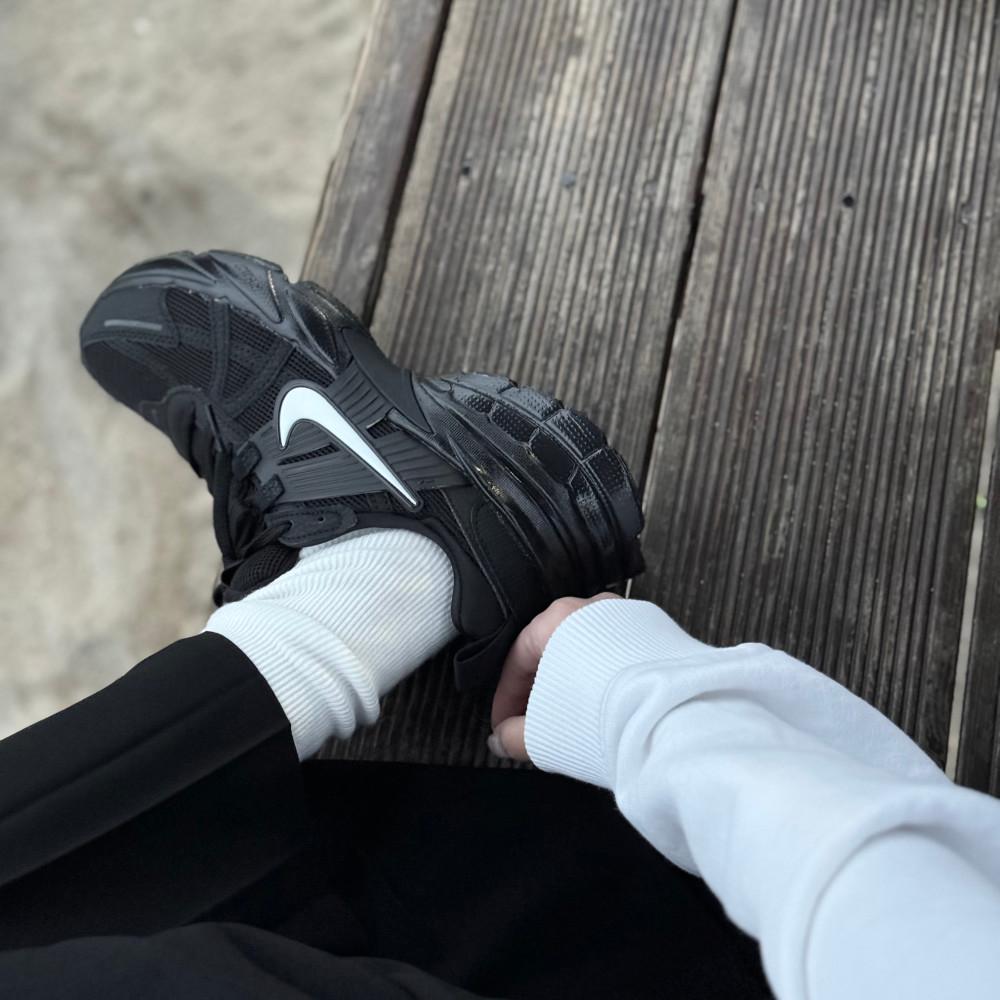 나이키 브이투케이 런 RICH BLACK SLEEK WHITE W