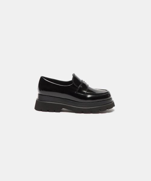 Platform loafer(black)_DG1DS26007BLK
