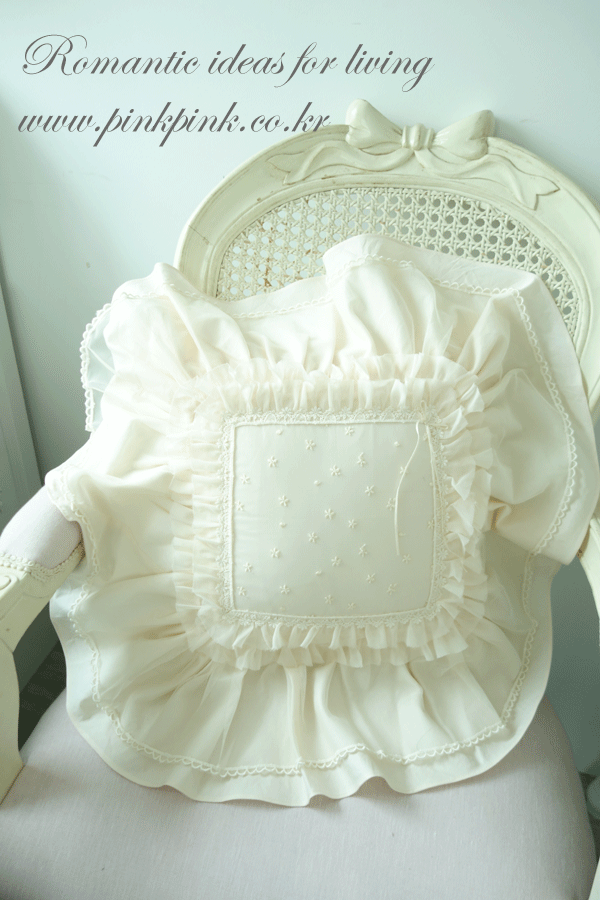 바닐라크림 쿠션커버