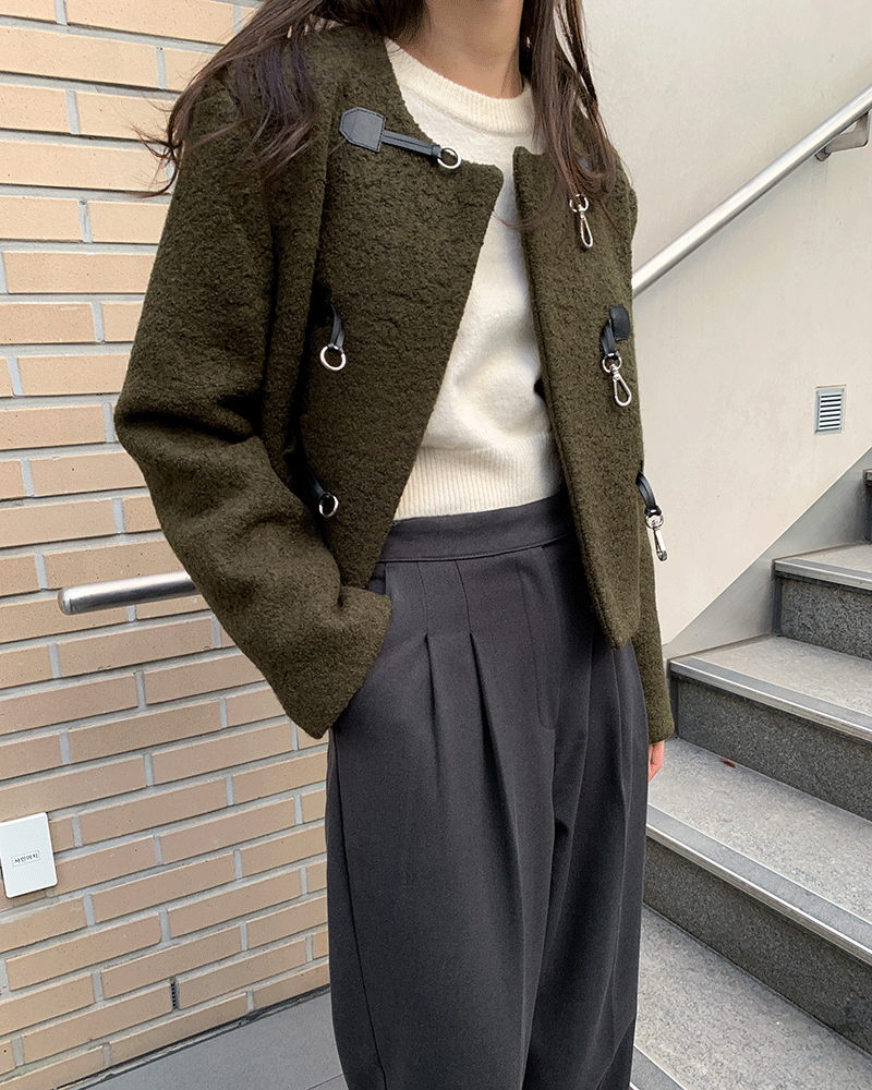 베일 메탈 더플 자켓 (2colors)