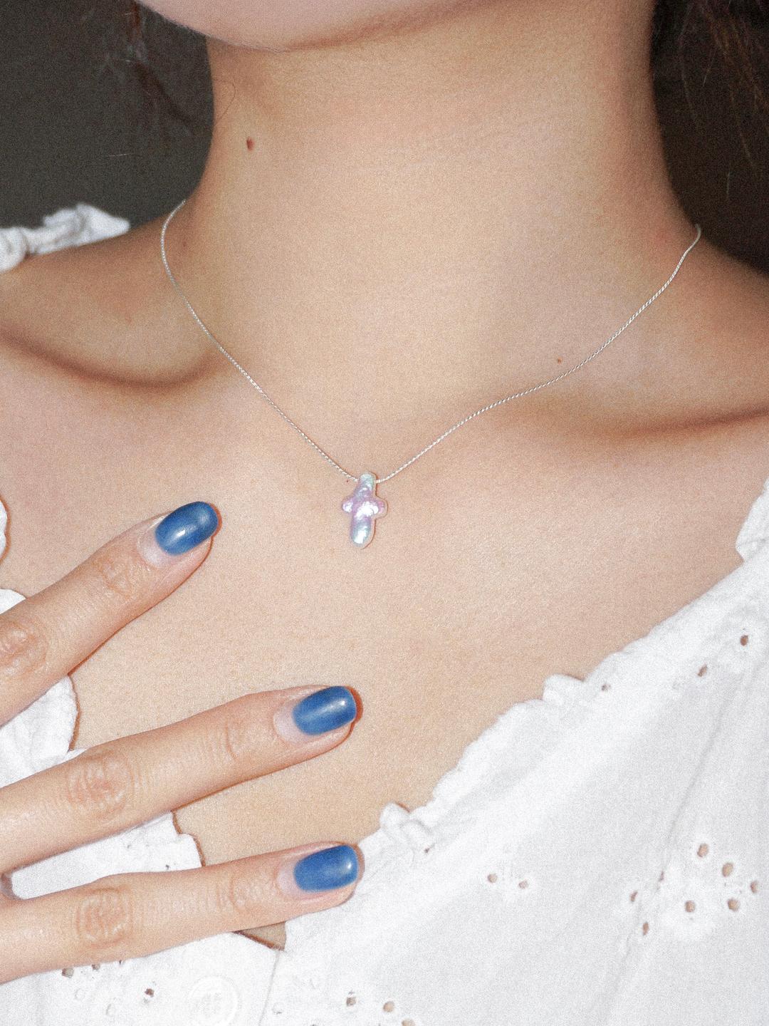 [summer limited] summer cross necklace