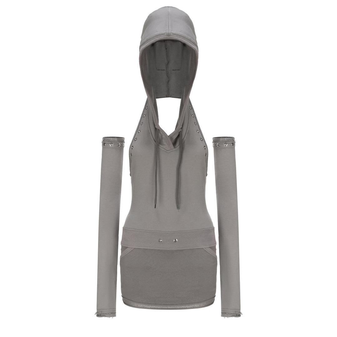 Cheer Up Arm Warmer Mini Dress - S