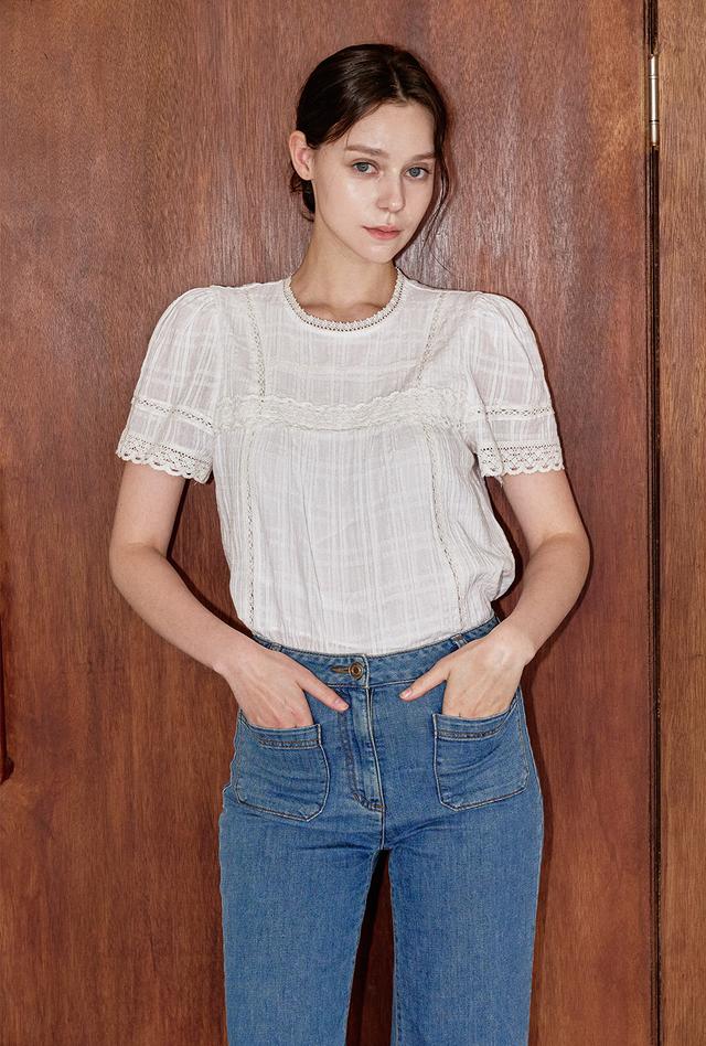[24SS] Lautre Kate Lace Puff Blouse
