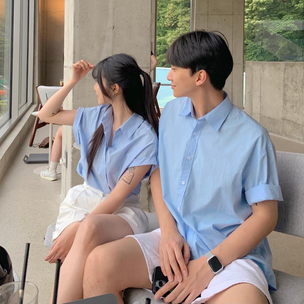 여름 휴양지 바캉스 신혼여행 셔츠 시밀러룩 하객 커플룩