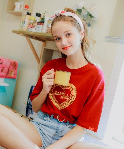 HEART 12 체인  반다나 _ 레드