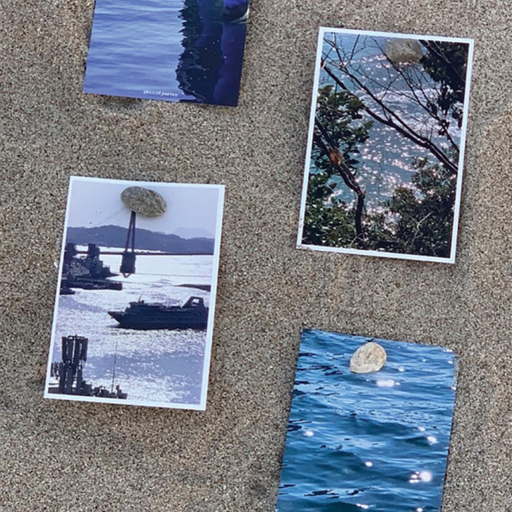 피스오브져니 여수 여행 풍경 엽서 6종