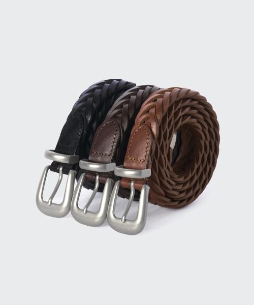 레더 위빙 웨스턴 벨트_25mm