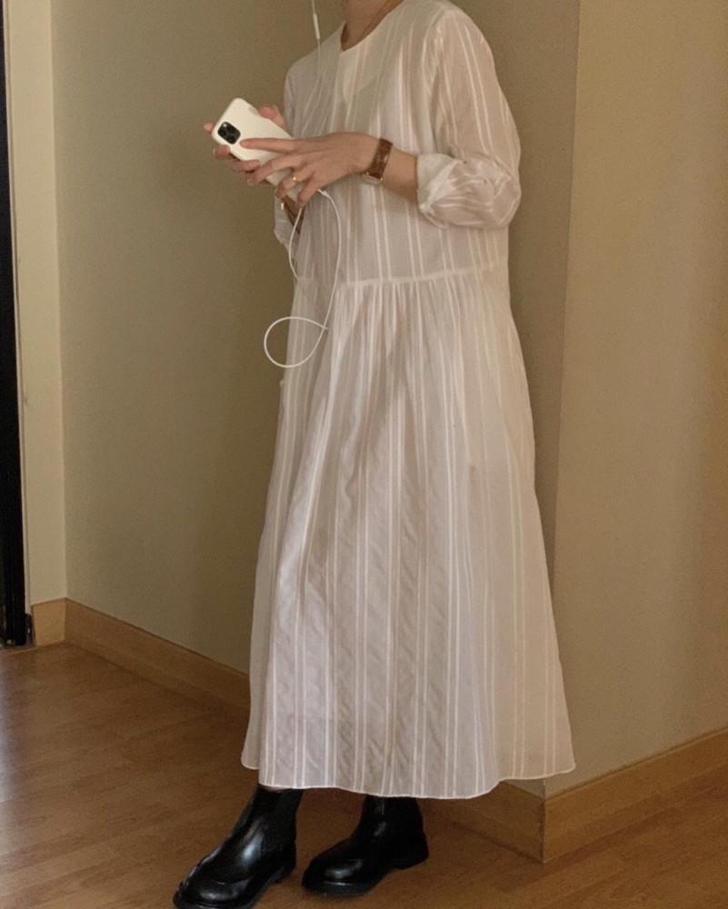 오브제 베이커 원피스 (2color)