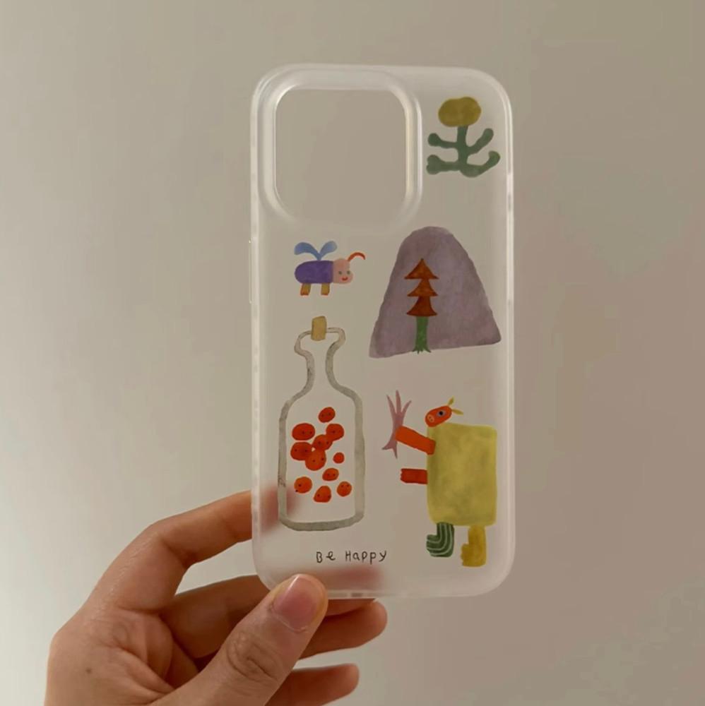 지미하우스 유니크 일러스트 아이폰 케이스 실리콘 13 13pro 15 14 : 지미 하우스