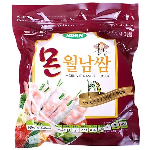 MORN 월남쌈 원형, 500g, 1개 - 월남쌈 | 쿠팡