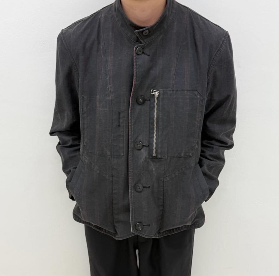 이세이미야케 맨 스트라이프 리버시블 자켓 | 후루츠패밀리