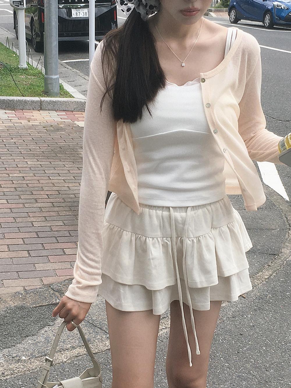 뮤트크레메 🍧바로배송 [✷MADE] Sherbet pudding cardigan / 썸머 샤베트 푸딩 가디건