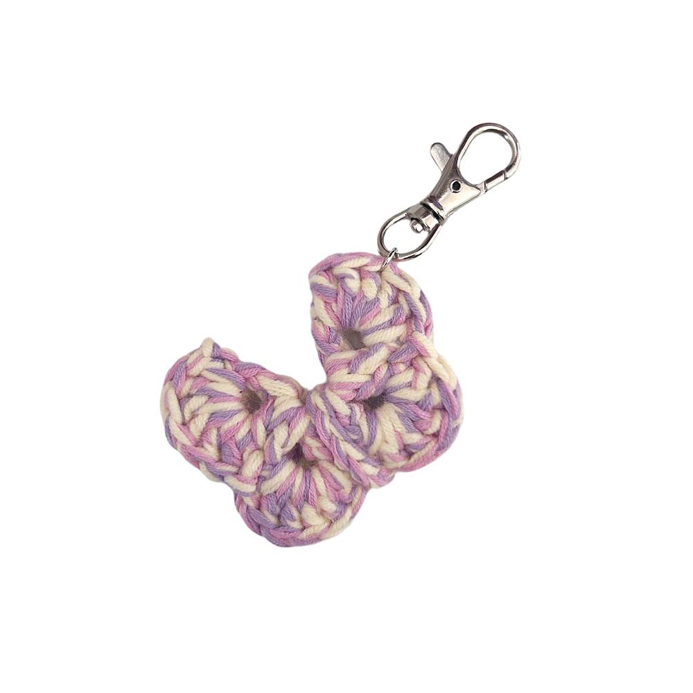 Butterfly knit keyring (mix ver)
