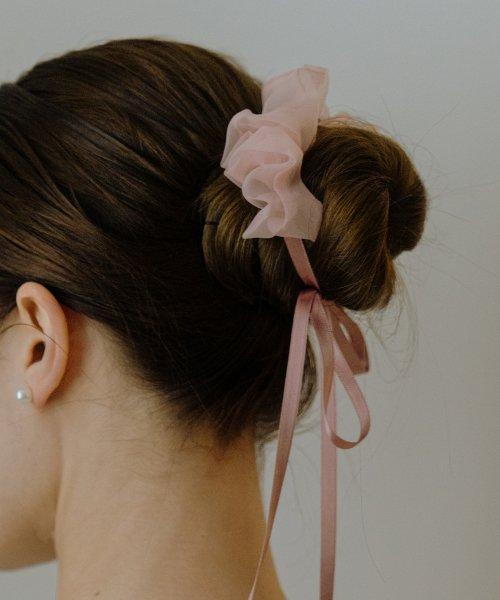 HA043 Chiffon long ribbon hair tie