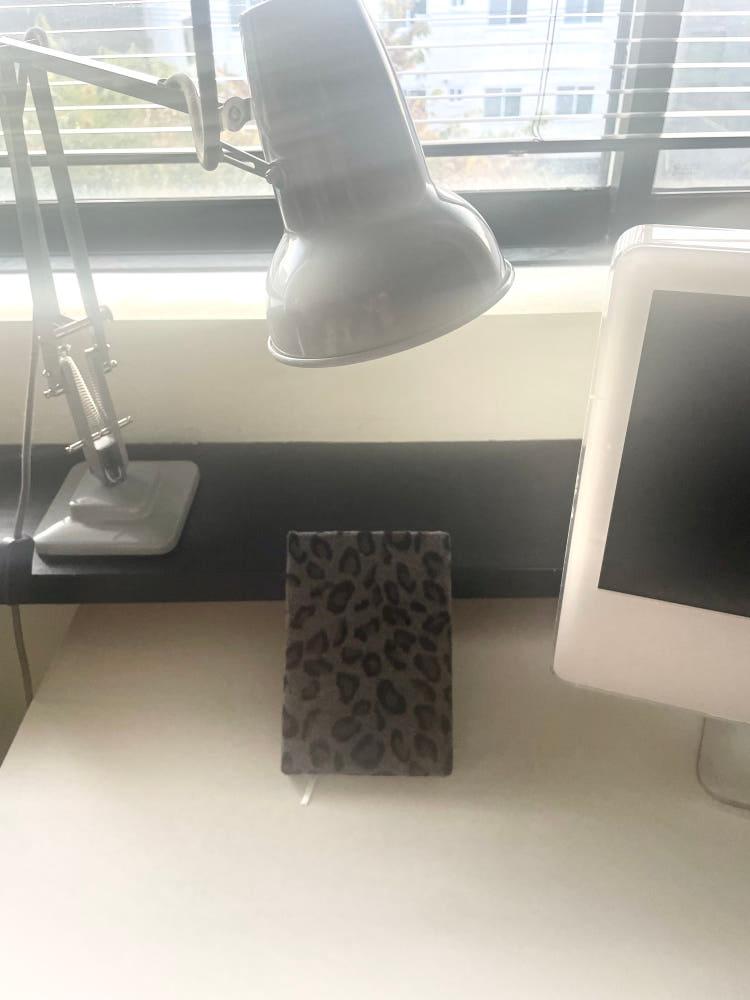 [밍글밍글 NEW🧚‍♂️] LEOPARD NOTE (GREY)
