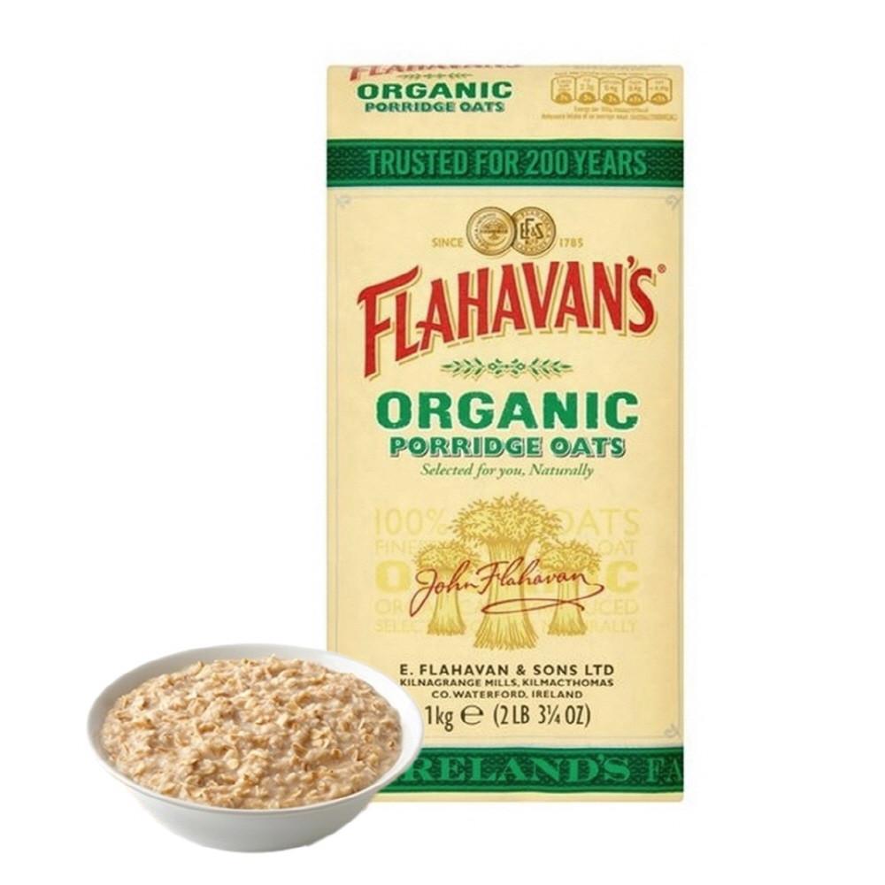 플라하반 포리지 유기농 오트 1kg 이유식 오트밀 식단 [원산지:아일랜드공화국]