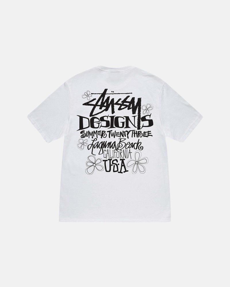 스투시 썸머 LB 티셔츠-화이트 Stussy Summer LB T-Shirt-White