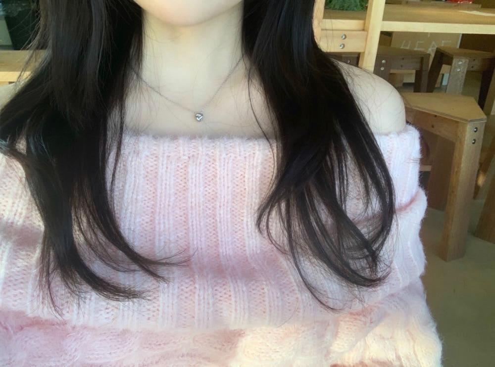 [12/29 pm.9 마감] Erin knit 오프숄더 도톰 핑크 화이트 니트